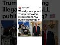 Trump Public Housing Plan Sparks HUGE Debate 😳🏠