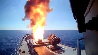 Russian navy launches missile strikes on ISIL target in Syria