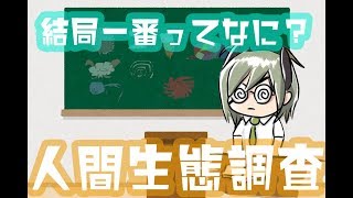 【教えてくれ！】人間生態調査【堰代ミコ / ハニスト】