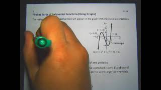 Math 114 U2 O6 End Behavior & Zeros of Polynomials