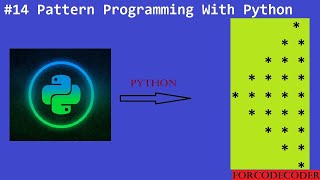 Python Pattern Printing Programs | Pattern Programming With Python #14