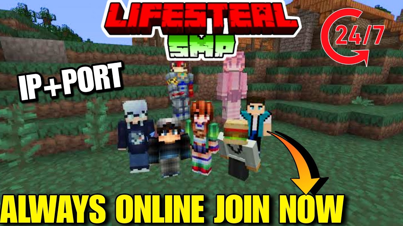 NEW LIFESTEAL SMP SERVER || Free For All Minecraft Join Now 1.20 ...