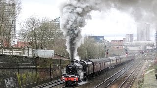 45690 'Leander' Awakens Miles Platting !  + 76084 - The Buxton Spa Express