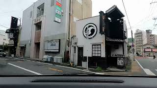 【倍速ドライブ動画】岩国市麻里布町を散策してみた