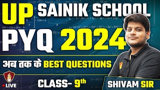 UP Sainik School Class 9 Maths PYQ 2024 | UP Sainik School Coaching | UP Sainik School Class 9th