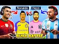 Ronaldo and Messi Playing Minecraft - BUILD BATTLE