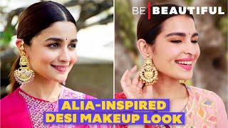 Recreating Alia Bhatt's Stunning Makeup Look | Celebrity Inspired Makeup Tutorial | Be Beautiful