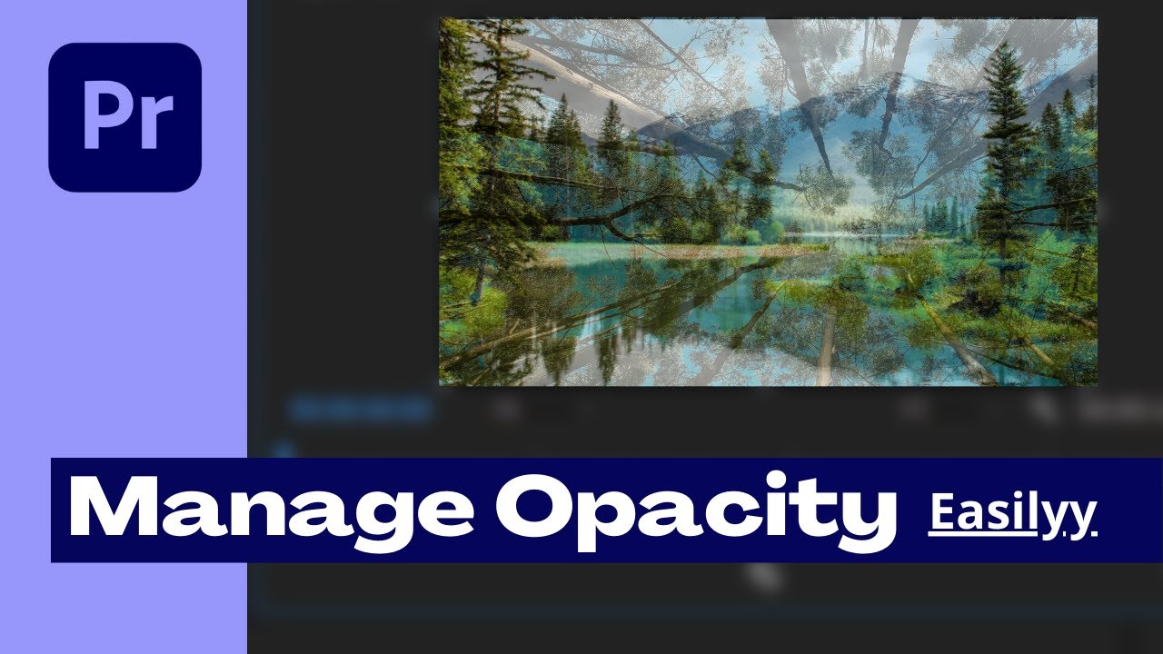 How To Change Opacity || 2 Ways To Manage Opacity In Adobe Premiere Pro ...