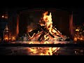 fireplace with burning logs and crackling fire sounds relaxing ambience to warm up u0026 cure insomnia