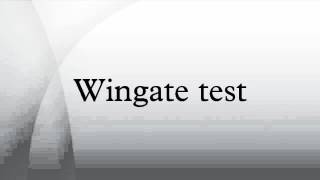 Wingate test