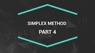 OR23 Simplex Method Part 4