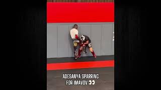 Leaked Footage  of Israel Adesanya sparring hard for Nassourdine Imavov #israeladesanya