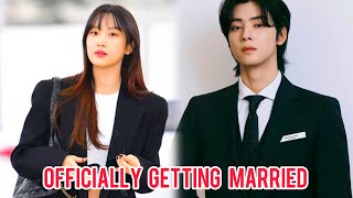 Breaking News:Cha Eun Woo And Moon Ga Young Announced Engagement And Wedding Date//Congratulations