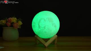 Personalized 3D Picture Moon Lamp Gift For Mom, Magic Remote Control, Touch 16 Color Review