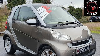 2009 (59) Smart Fortwo 1.0 Passion Auto 2Dr in Grey. 2 Owners. 48k Miles. 10 Services. £30 Tax.£3250