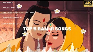 TOP 5 RAM JI SONGS 🚩❤️ || NON-STOP SONG || RAM JI NEW HIT SONGS IN 2024 IN HINDI MOST VIRAL ||