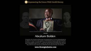 Let's recognize Abraham Bolden: Ep: 015 on Moses' People Speak