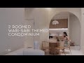 House tour of 2 Room Wabi-Sabi themed condominium | Shiok Living (ft Sheena Phua)