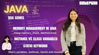 Memory Management - Heap vs Stack vs Method Area | Static Keyword & Variables | Java for Beginners