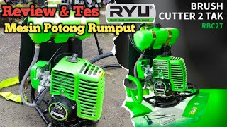 Review \u0026 Tes Mesin Potong Rumput Ryu 2 Tak - RYU RBC2T