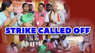 ON MLA ASSURANCE STRIKE CALLED OFF...