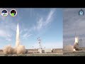 watch israel s air defense system david sling shoot down rockets