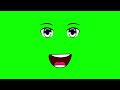 green screen animasi wajah face animation green screen