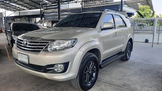 💥 รถครอบครัว 7 ที่นั่งสวยเข้าใหม่ Toyota Fortuner 2.7 V(เบนซิ) ปี 2015