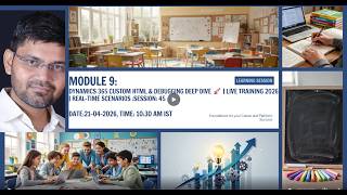 Dynamics 365 Custom HTML & Debugging Deep Dive 🚀 | Live Training 2026 | Real-Time Scenarios