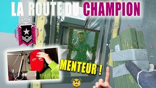 LA ROUTE DU CHAMPION EN FACECAM J'AI TERMINÉ CHAMPION !! (FAUX J'AI TOUT PERDU) RAINBOW SIX SIGE