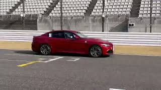 Alfa Romeo Giulia Quadrifoglio Suzuka home straight /アルファロメオ ジュリア クアドリフォリオ　鈴鹿