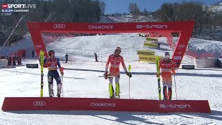 Ski Alpin Men's Slalom Chamonix 2.run 2023
