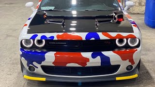 “CAMO WRAP FOR A RT SCATPACK CHALLENGER”😨