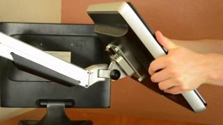 LCD Monitor Arm - VESA Plate Bracket and Install Components Review