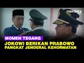 Detik Detik Presiden Jokowi Berikan Prabowo Pangkat Jenderal TNI Bintang 4 Kehormatan