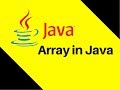 6.2 Array in Java Tutorial
