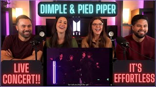 First time ever watching BTS “Dimple & Pied Piper” - Our first LIVE Performance!! | Couples React
