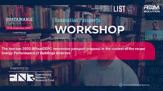 Workshop: Renovation Passport Proposal for the EPBD Recast