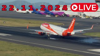 LIVE ACTION From Madeira Island Airport 22.11.2024