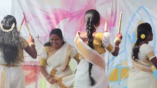 నీతి మంతుడు  dance  st. Vincent palloti feast  palivelpula pariesh warangal diocese