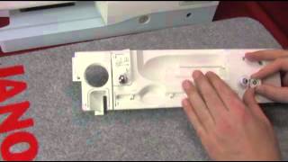 MC11000 top cover attachment and bobbin winder