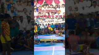 😱 amazing difence 💥 solo tackle 💪🔥 ulavarpatti team ✨️ #kabaddi #tamil #shorts #trending