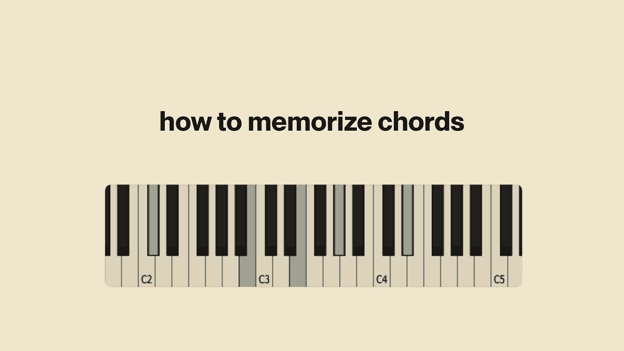 How To Memorize Chords And Voicings Chords Chordify