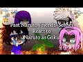 Past Naruto Friends+Sensei+Tsunade React To Naruto as Goku {SPECIAL 3K SUB}[No Part 2]{Mean au?}