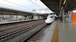 『ついに最後の運用』700系こだま636号東京行き　豊橋駅到着