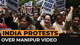 Protests in India over video of women being abused in Manipur | Al Jazeera Newsfeed