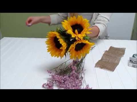 Sunflower Series: How to Make a Bridesmaid Bouquet Sunflower Series: How to Make a Bridesmaid Bouquet