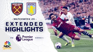 West Ham United v. Aston Villa | PREMIER LEAGUE HIGHLIGHTS | 3/17/2024 | NBC Sports