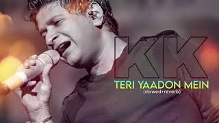 Teri Yaadon Main| KK | Slowed Reverb | The Killer |Lofi  | prosen official music | #sreyaghoshal #kk
