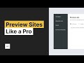 Preview Sites Like a Pro | Tutorial by Without Code